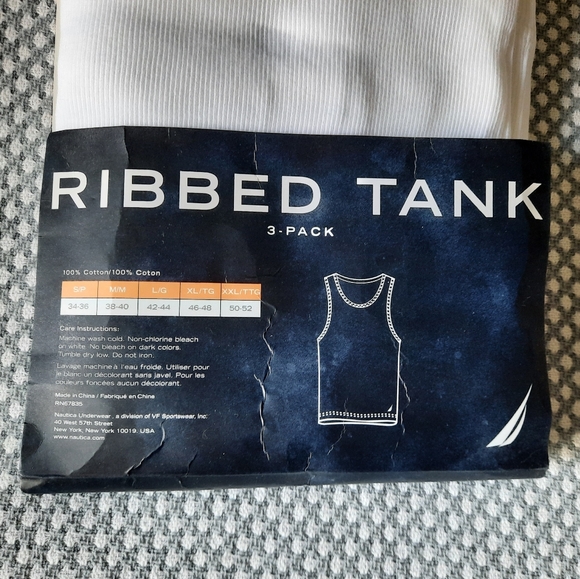 Nautica 3-pack Men's tank size S - Picture 6 of 11